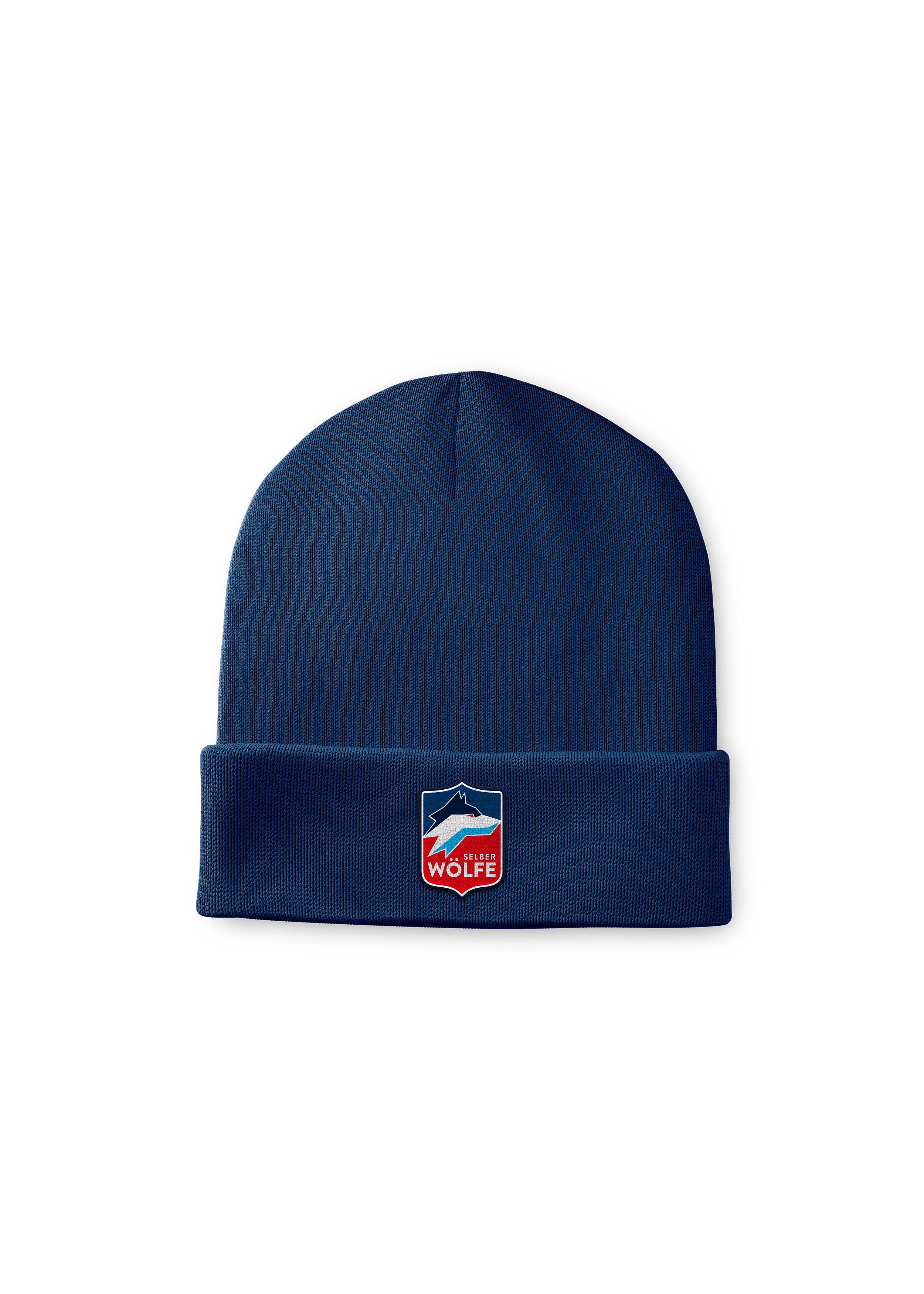 Selber Wölfe Beanie Blau