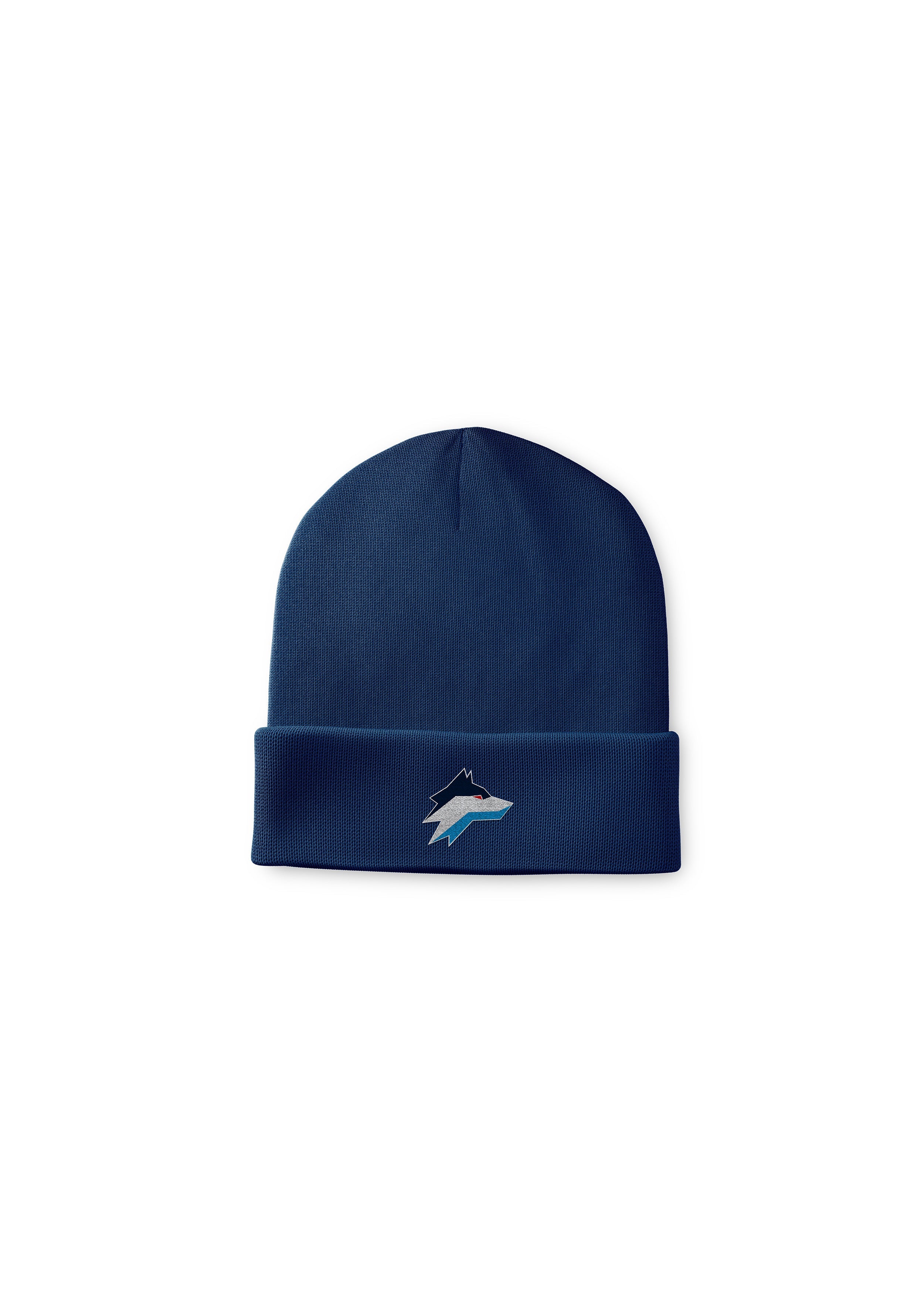 Selber Wölfe Kinder-Beanie Blau