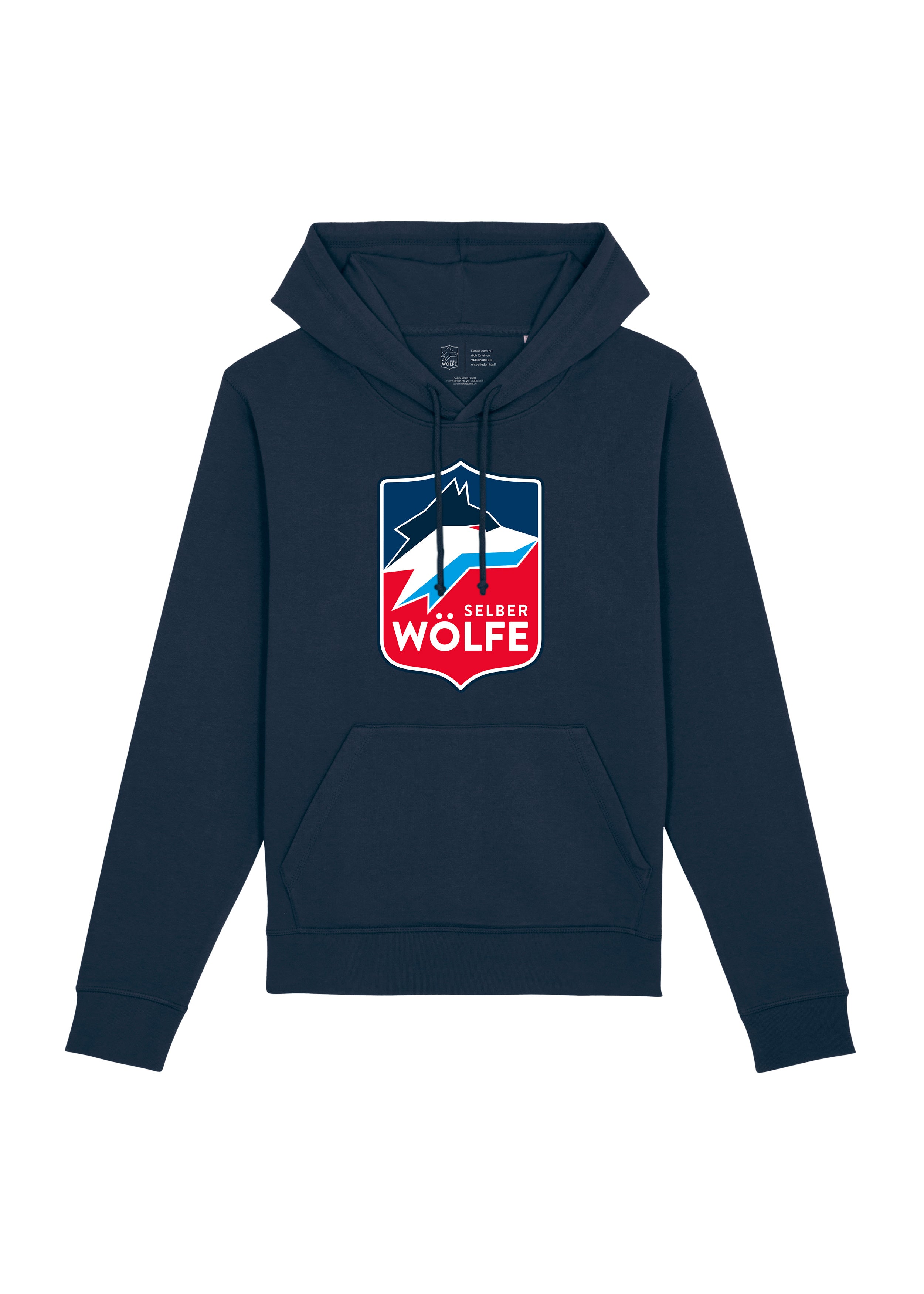 Hoodie Selber Wölfe Logo dunkelblau