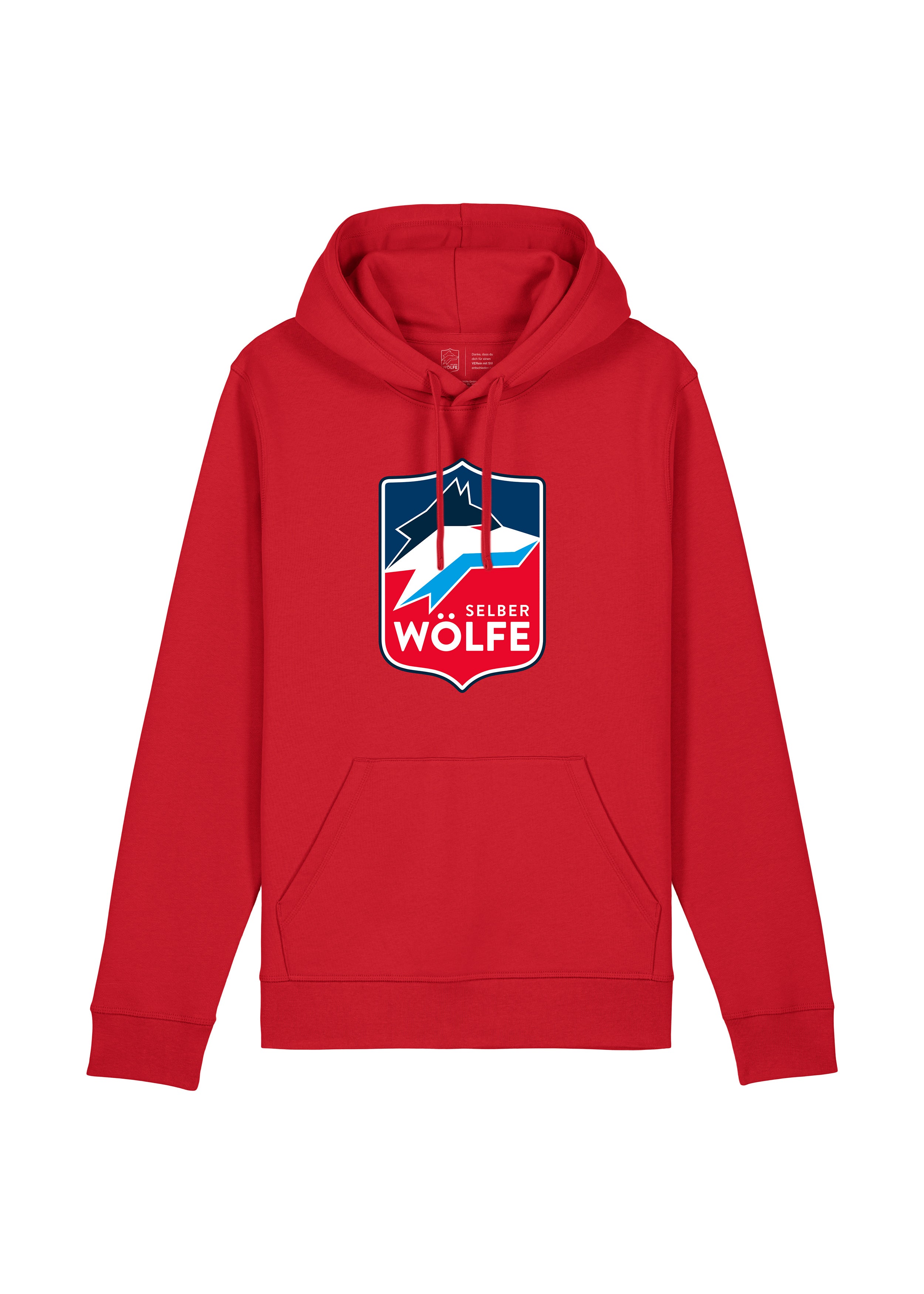 Hoodie Selber Wölfe Logo rot